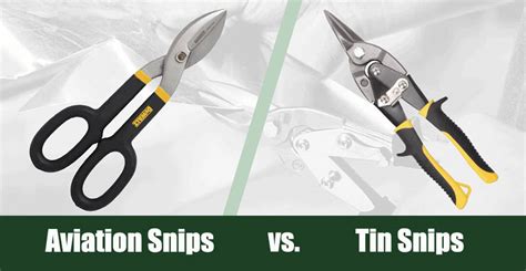 tin snips vs aluminum